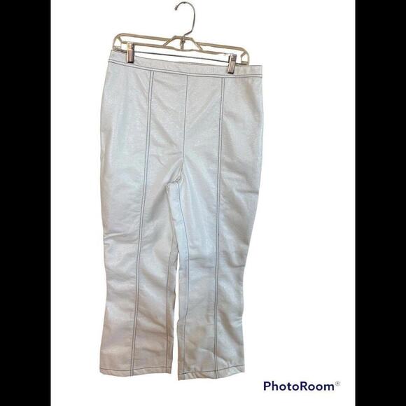 Urban Outfitters white polyester pants Sz. 30 - Picture 1 of 5